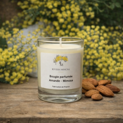 Bougie amande - mimosa...