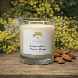Bougie amande - mimosa...